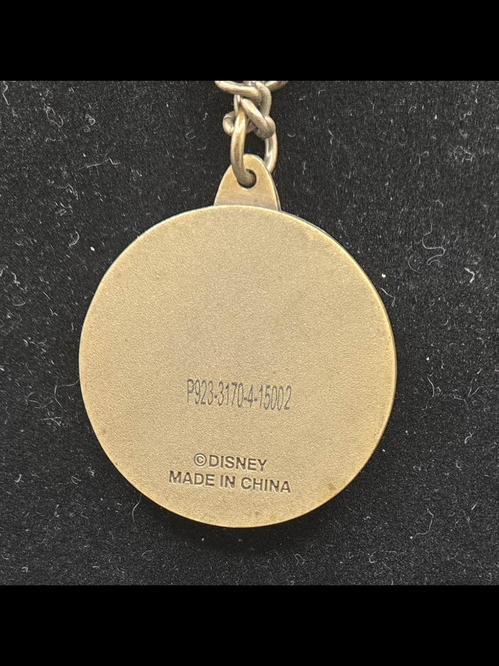 Disney Pirate Skull Medallion Necklace Unisex 1½" Diameter 23" Long - Picture 3 of 4